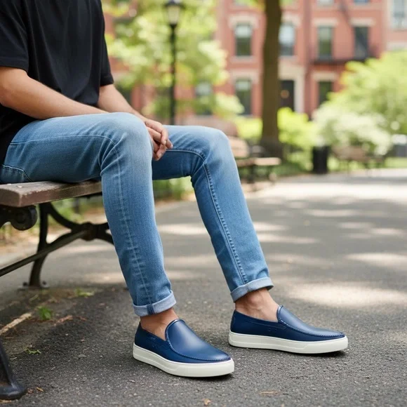 Salvatore Ferragamo Men's Fury 2 Synthetic Loafers/Boat Shoes Size 9 - Picture 3 of 16